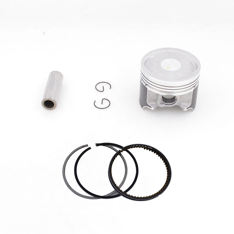 Moottoripyörän 52 mm mäntä 14 mm tappi rengas tiivistesarja kokoonpano haojue suzuki  an125 hs125 hs125t 125cc moottorin varaosia
