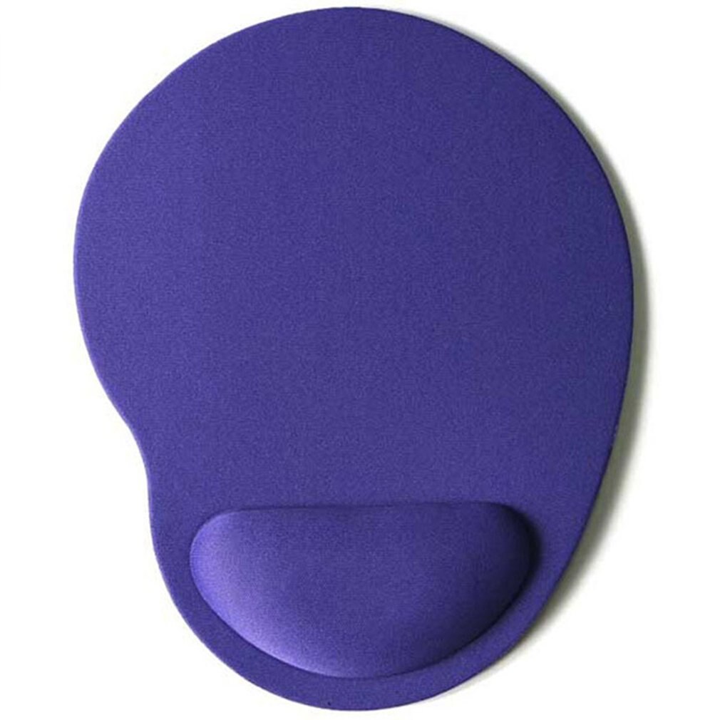 Eva Foam 3D Muismat Polssteun Mousepad Polsbandjes Pad Muismatten Voor Gamer: Paars