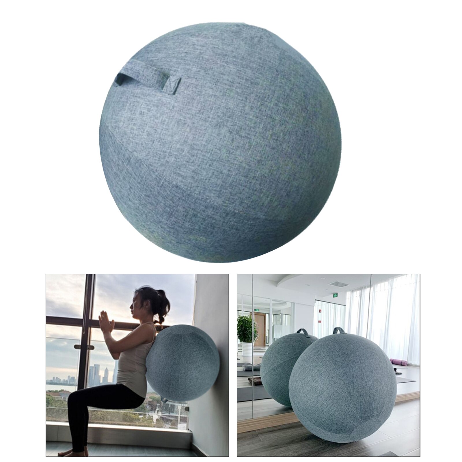 Housse de protection pour ballon de Yoga 65cm, pour chaise assise, Pilates, anti-poussière