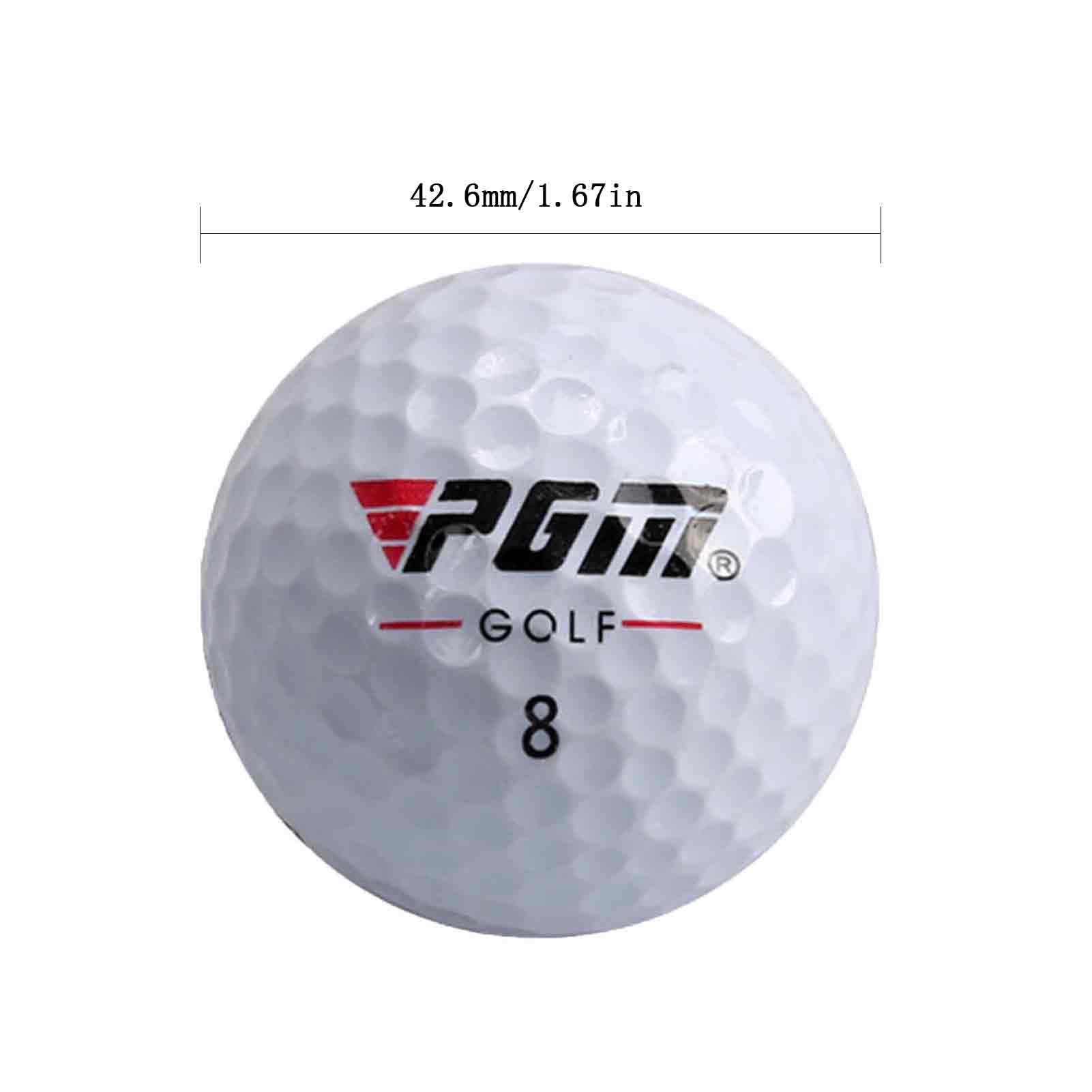 3 pcs/box Golf Balls Practice Balls three-layer Synthetic Rubber Material Golfing Training Balls for Golfer