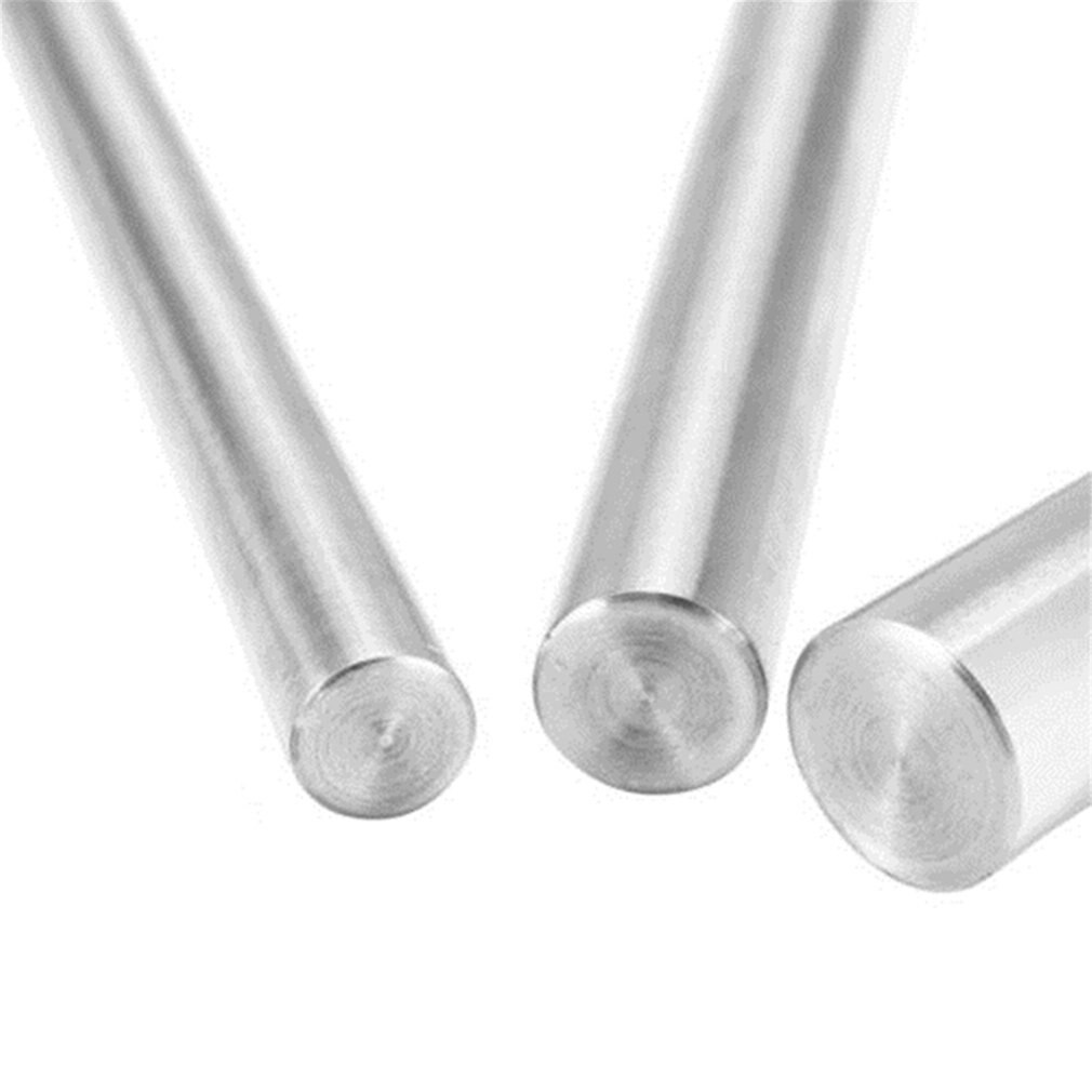 300mm/500mm CNC 3D Chrome Printer Shaft Smooth Steel Bar Hardened Linear Rail Axis Chrome Linear Motion Bar 8/10/12mm
