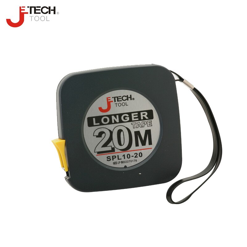 Jetech-cinta métrica cuadrada de acero al carbono para carpintería, medidas de 10m, 20m, 30m, cinta métrica, Escala de regla de correa