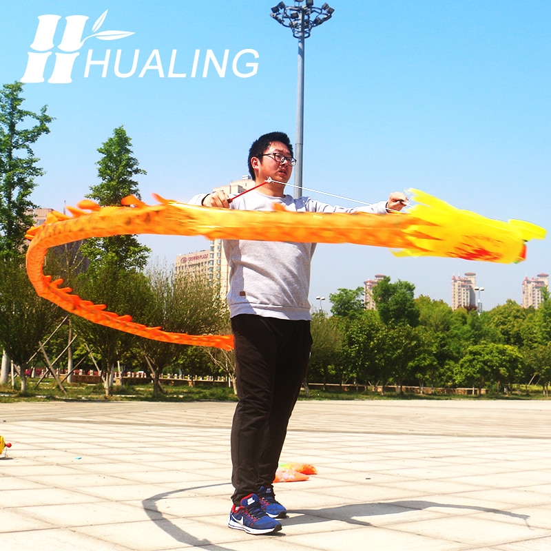 Silberner stoffdrache für diabolo, hergestellt in china
