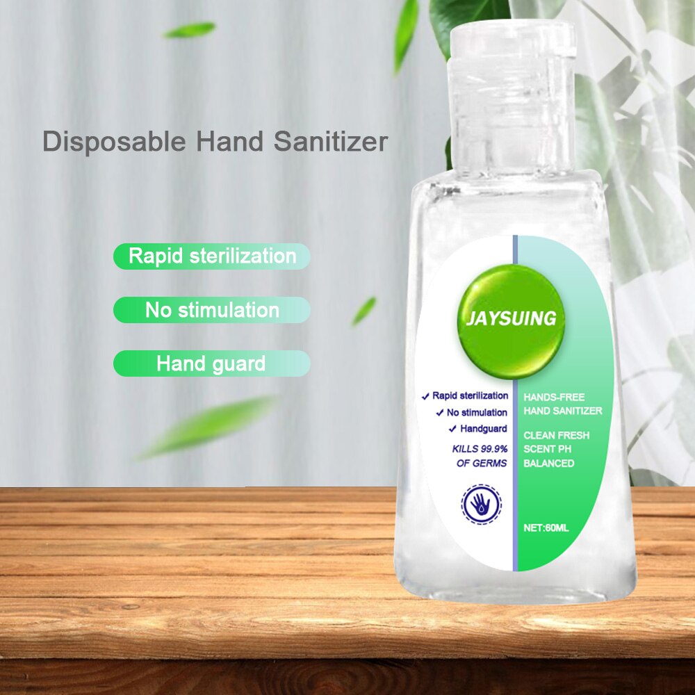 30-60ml voyage Portable désinfectant pour les mains Gel Anti-bactérien désinfection Gel de lavage des mains jetable pas de Gel antibactérien propre pour les mains