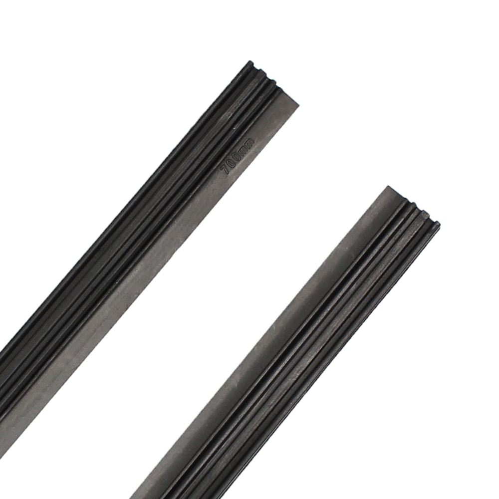 600MM 650MM 700MM 24" 26" 28" Car Bus Rubber Universal Car Bracketless Frameless Windshield Wiper Wash Blade Refill Replacement