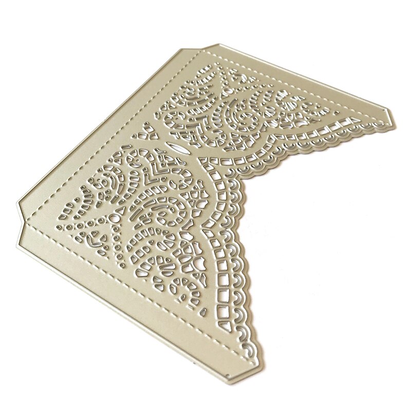 Lace Flowers Border Metal Cutting Dies wedding invitation Decorative Border Die Cuts For DIY Card Making Crafts Cards