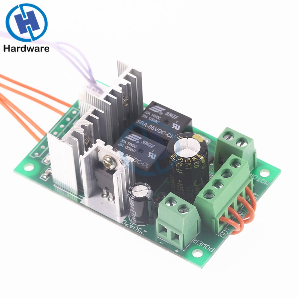 Dc 6-24V 6V 9V 12V 24V 10A Pwm Dc Motor Speed Controller Vooruit achteruit Omkeerbare Schakelaar Rc Controle Regulator