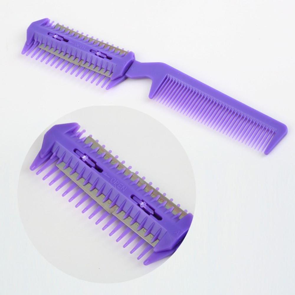 Pet Hair Trimmer Comb 2 Razor Rakes Cutting Grooming Clean Tool for Dog Cat