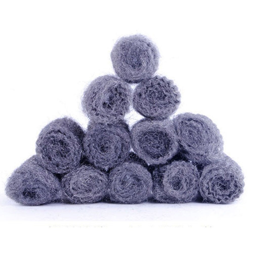 12 sztuk/partia gąbka metalowa siatka Super detergentu narzędzie kuchnia wełna stalowa odtłuszczania narzędzie robić czyszczenia garnek szczotka magia odkurzacz