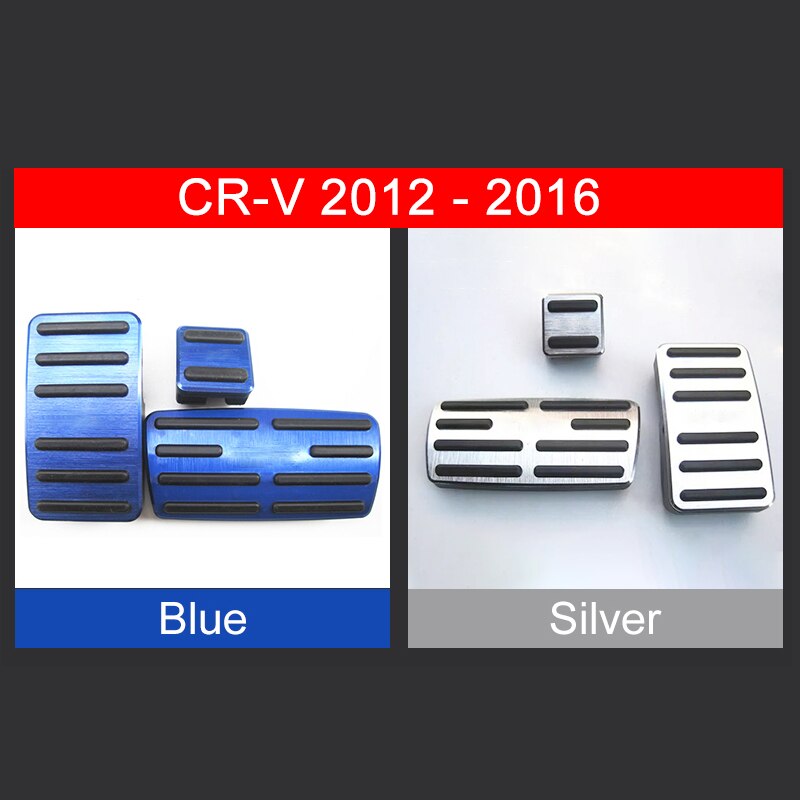 Aluminum alloy Car Accelerator Gas Pedal Brake Pedal plate Cover For Honda CR-V CRV