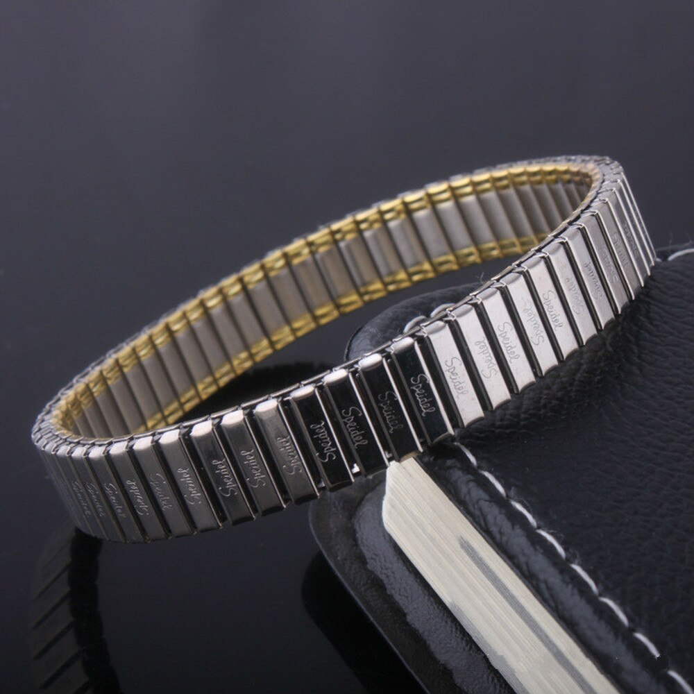 Stainless Steel Energy Magnetic Bracelet Elastic Stretch Germanium Phnom Penh Italian Charm Bracelets Best for Men Women