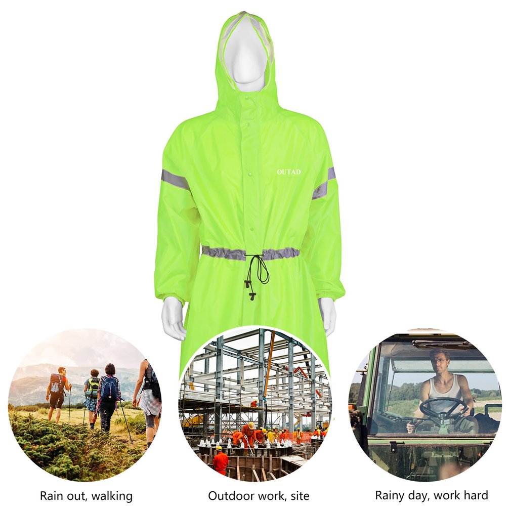 Outdoor-camping, wandern, reisen, bequemer rucksack, regenschutz, einteiliger regenmantel, poncho, plane