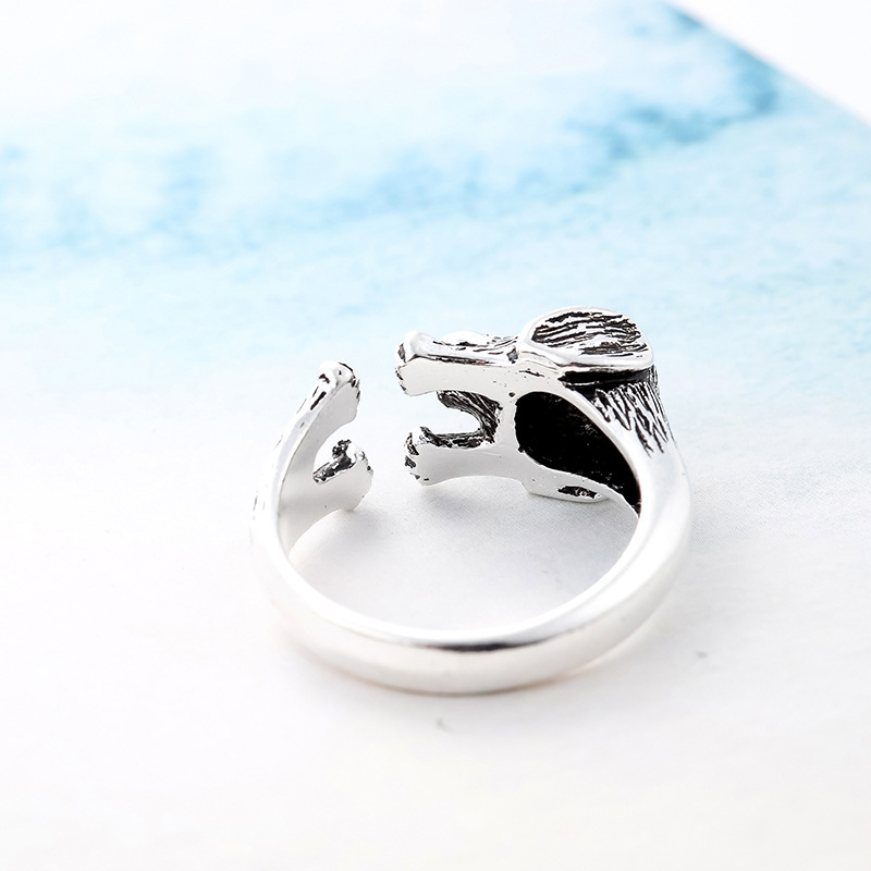 Anello da donna regolabile per cani in argento Sterling 925 gioielli di design di lusso regalo di nozze offerte femminili GaaBou
