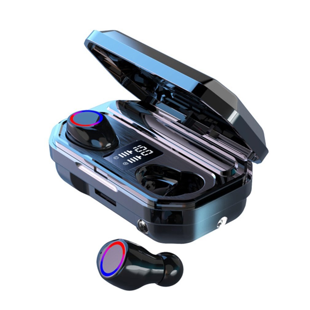 Offres spéciales Original TWS Bluetooth écouteur 5.0 tactile musique sans fil écouteurs stéréo basse écouteurs véritable sans fil écouteurs de base: Black