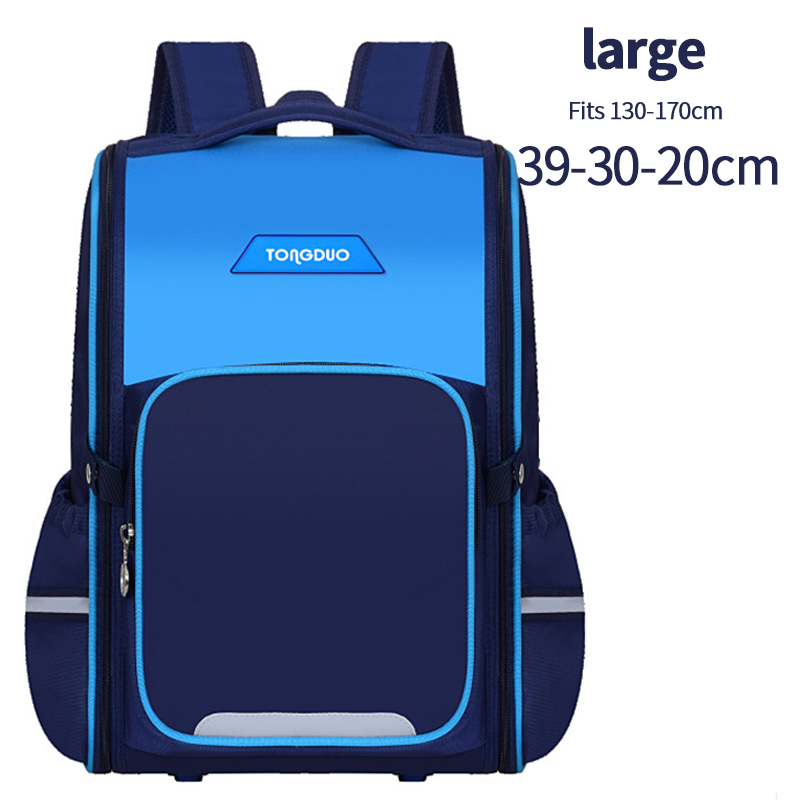OYIXINGER Fashion Student Bag 2 Size zaino per ragazzo e ragazza adolescenti zaino leggero per bambini di grande capacità resistente all&#39;usura: Large Light Blue