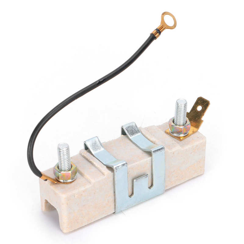 Resistencia de la bobina de encendido, dispositivo de Metal cerámico resistente al desgaste para Resistor de balasto de cerámica de coche clásico de 1,5 Ohm