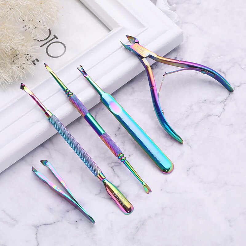 BORN PRETTY 1 PC Nail Art Tool Nipper Nail Cuticle Scissor Dead Skin UV Gel Remover Pusher Nail Stamper