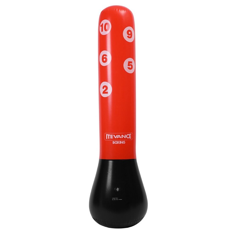 ITEVANCE Standing Punching Bag Inflatable Kids Punching Bag with Stand for Practicing Karate Taekwondo MMA Fitness Kids Adults: Default Title