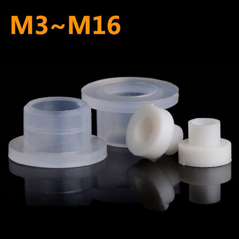 100-5 sztuk M3M4 M5M6 M8 M10 śruba nylonowa uszczelka tranzystora stopień T-typ plastikowa podkładka izolacja dystansowa śruba gwint Protector