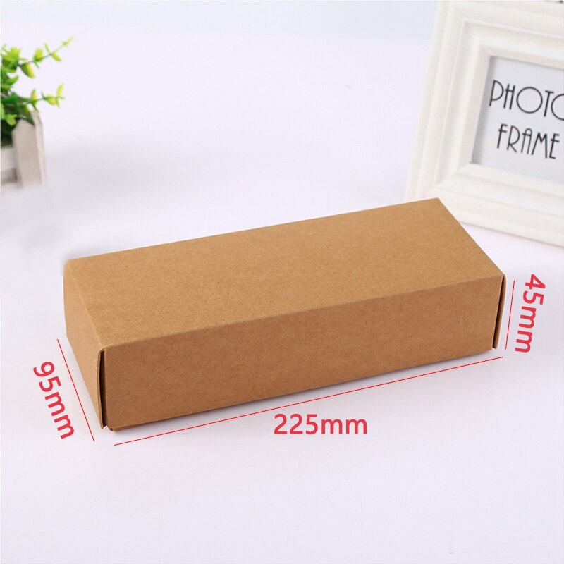 Packing Box With Lid Black White Card Kraft Paper Box Solid Color Folding Box For Valentine'S Day Birthday Party Wedding: 05