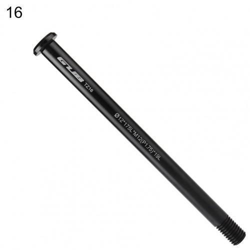 Practical Rear Tube Shaft Solid Rear Tube Axle 360 Degrees Rotation Durable Bike Quick Release Rear Thru Axle: 16