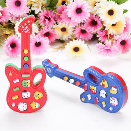 Elektronische Gitaar Speelgoed Nursery Rhyme Muziek Kinderen Baby Kids Toy WYQ