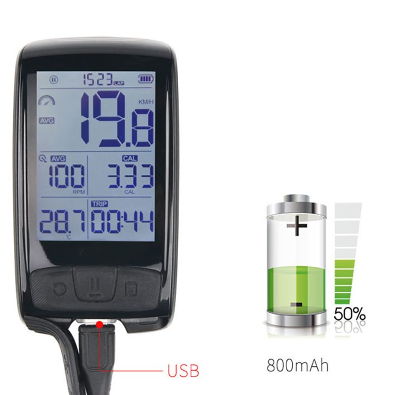 Wireless Bluetooth Speedometer Speed/Cadence Sensor Waterproof Cycling Bike Computer outdoor tool