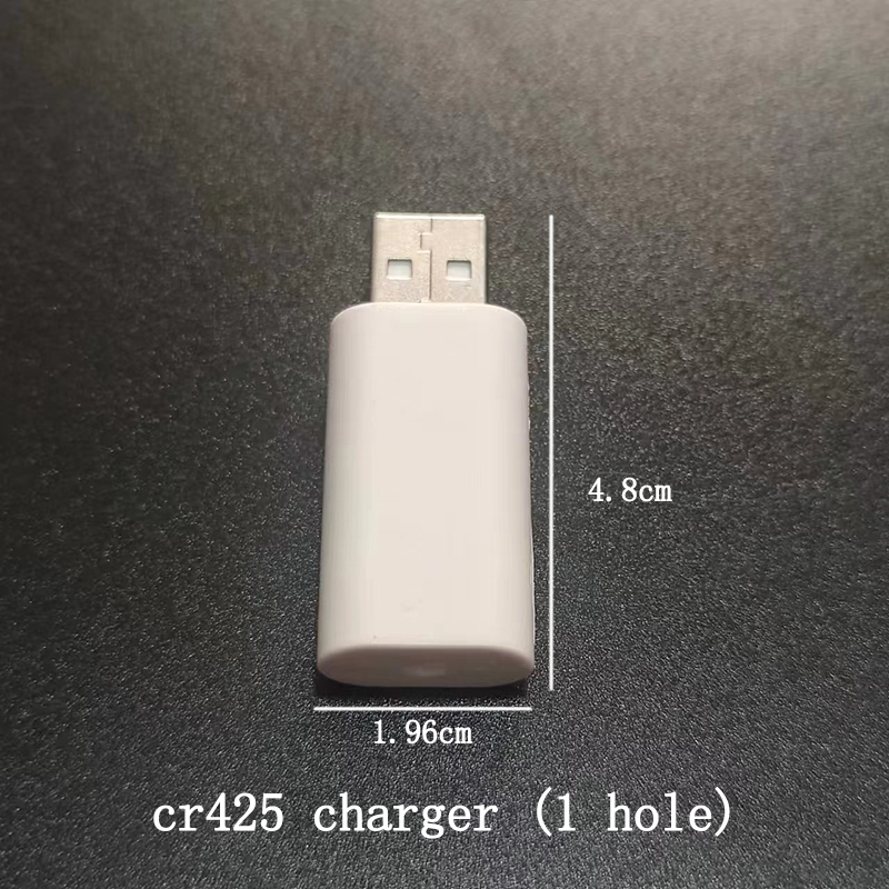 Rechargeable CR425 CR322 Battery USB Charger For Fishing Float LED Light stick Electronic Float Night Fishing Accessories B681