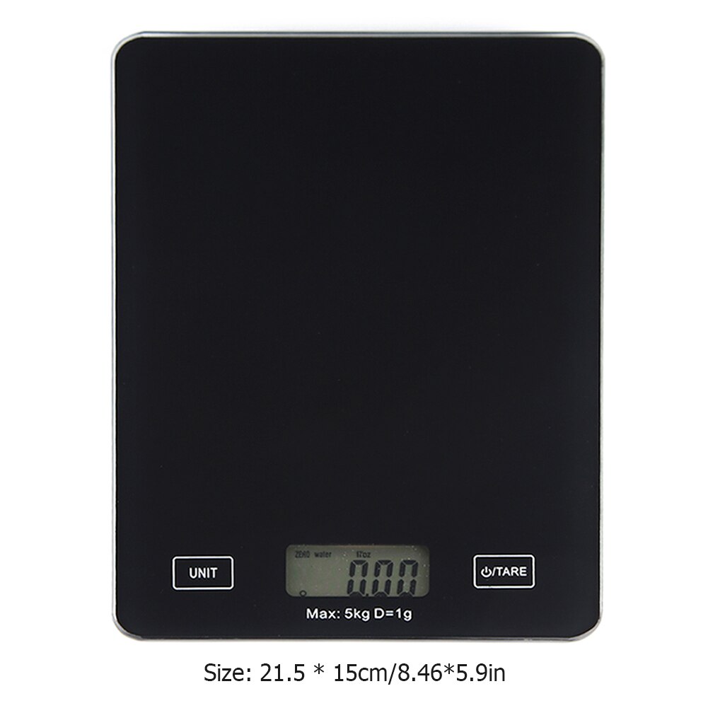 Kitchen Food Scale Electronic 5kg Jewelry Weight Scales Household Measuring Tool Enduring Food Scale Timer LCD
