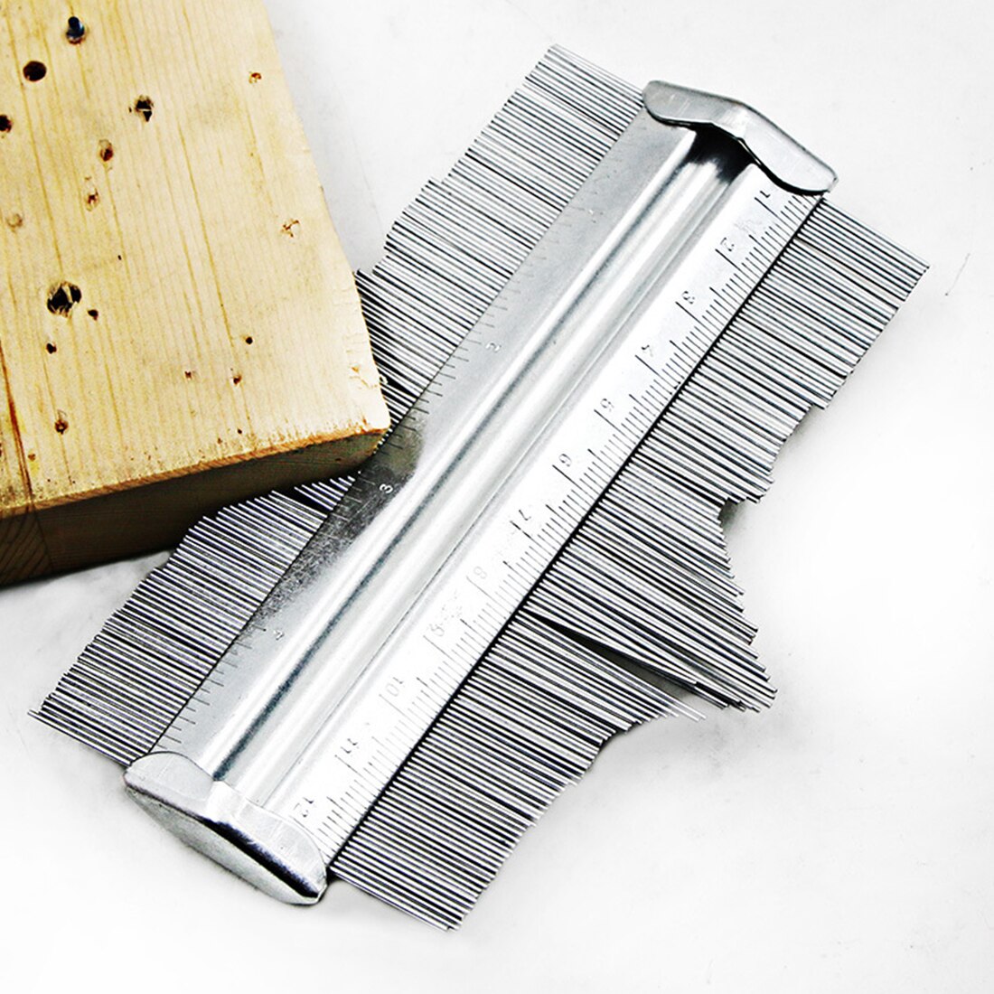 Contour irrégulier mesure jauge décoration profil en acier motif profilé profondeur carrelage métal carreaux acier 125MM