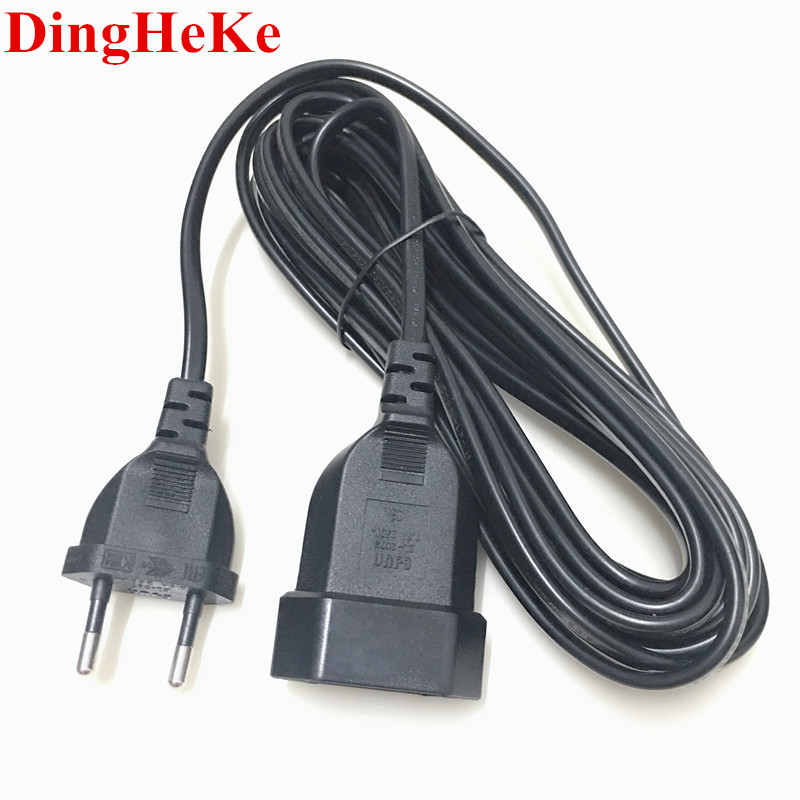 European EU CEE VDE Male to Female Power Extension Cord Cable for PC Computer PDU UPS 0.5M/1M/2M/3M/4M/5M