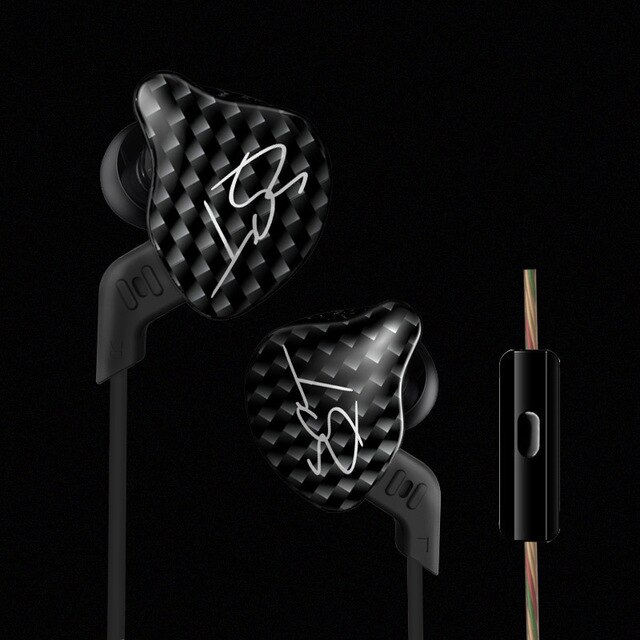Kz zst x zst in-ear-kopfhörer, hybrid-headset, hifi-bass, geräuschunterdrückung, farbige ohrhörer mit mikrofon, ersatzkabel für zsn zsx  zs3: Zst schwarz mit mikrofon