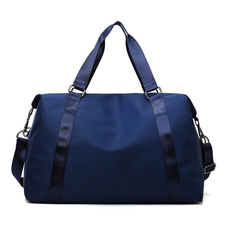 Moda duża torba podróżna kobiety kabina Tote Bag torebka nylonowa wodoodporna torba na ramię kobiety weekendowa torba na siłownię kobieta: Blue Small