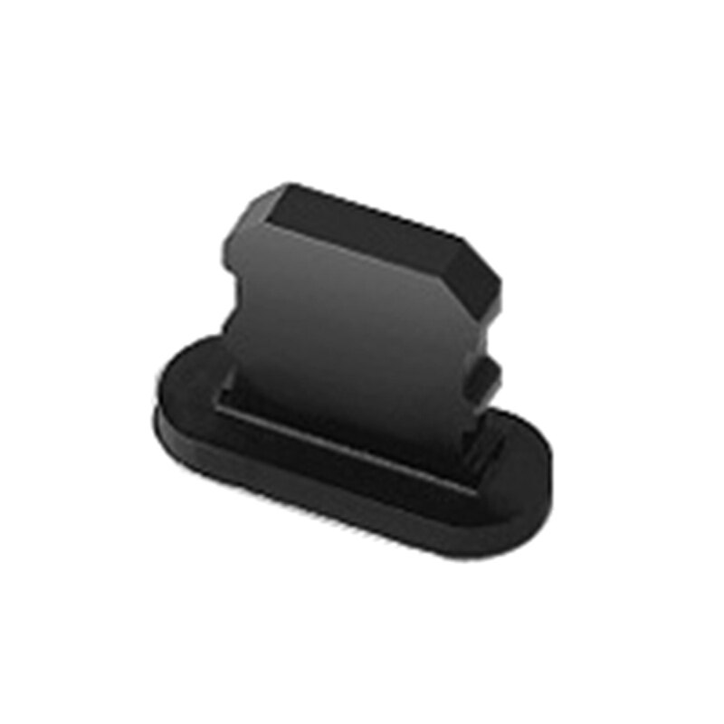 Metal Phone Dust Plug USB Anti Dust Plug for iPhone 11/11 Pro Max/SE/XR Protects Devices from Dirt Grime Fits Perfectly: Black