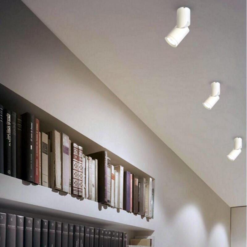 1 Pcs 10W 15W Dimbare Cob Led Track Light Rail Lights Spotlight Voor Keuken Vaste Kleding Schoenen Winkels winkels Track Verlichting