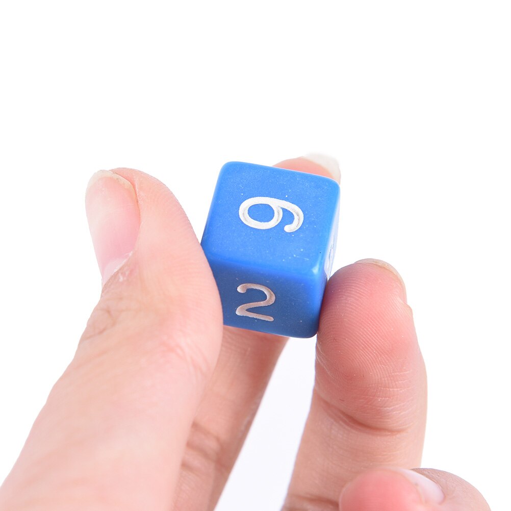 10Stck Würfel Sechs Seitige Sterben Mit Zahlen Lustige Heimat Party Verein Kneipe Bord Spielen Spiel Zubehör 5 Farben