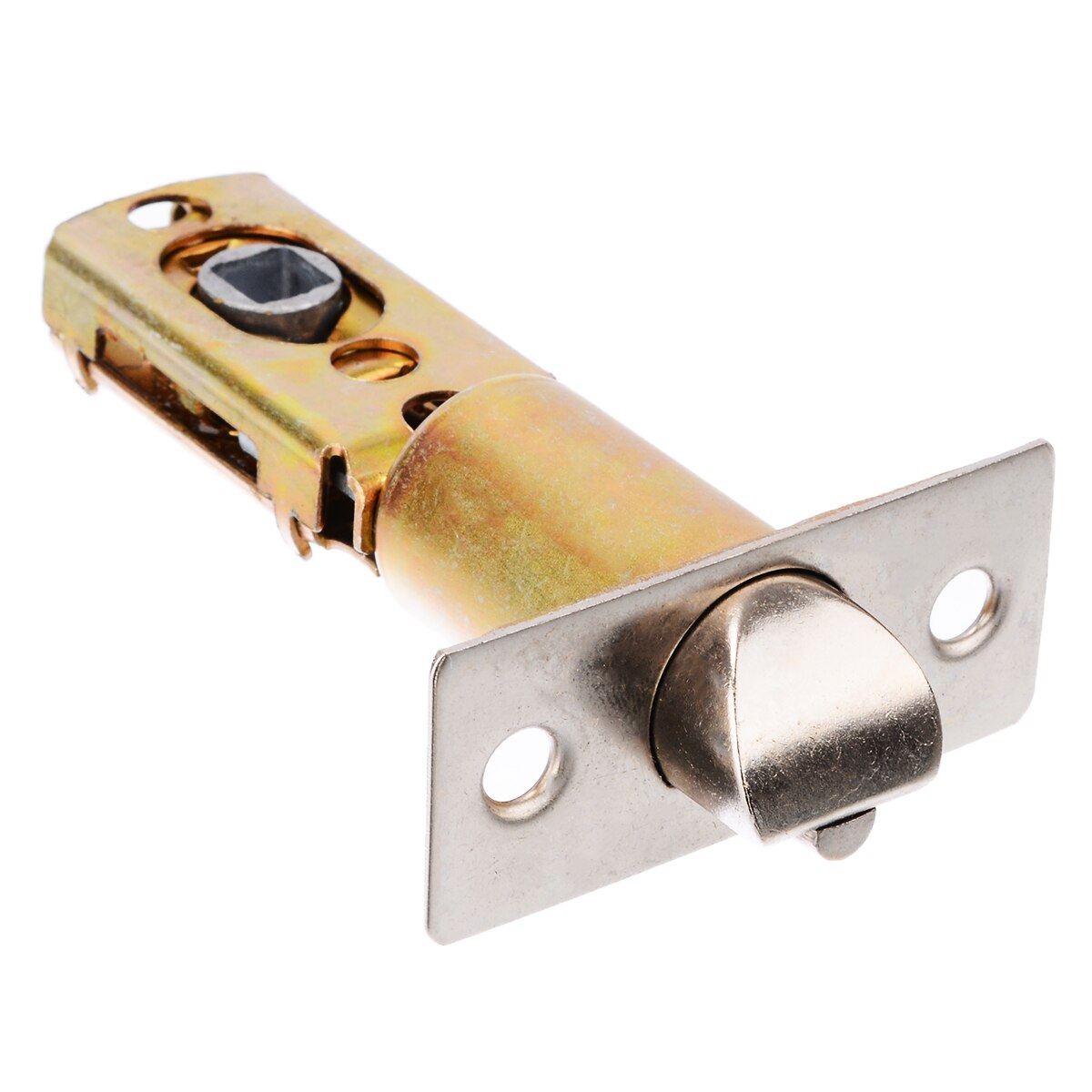 Rustfrit stål rund kugledørknop sæt badeværelse håndtag lås med nøgle dørlåse hardware værktøjer