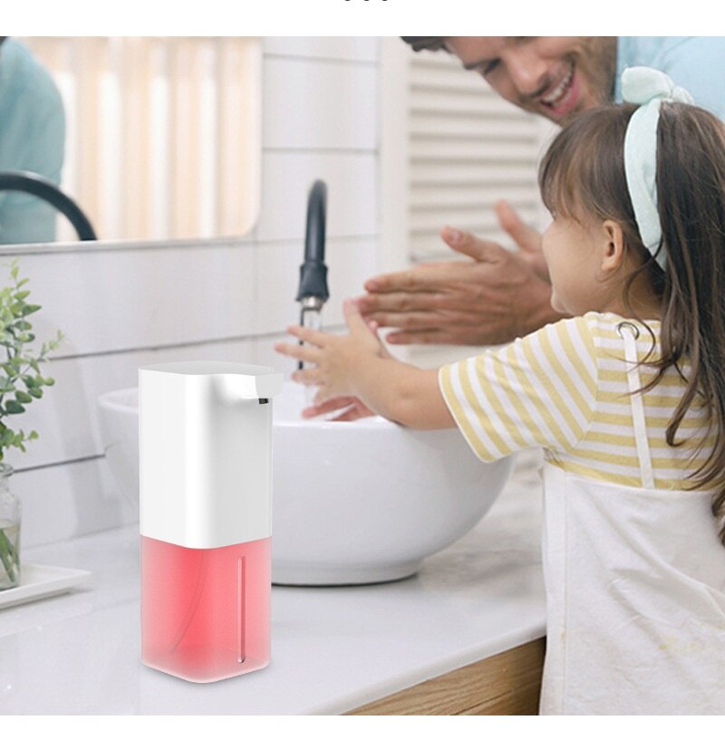 Hjem hotel smart sensor sæbedispenser antibakteriel håndrensning automatisk induktion skum håndvask usb opladning