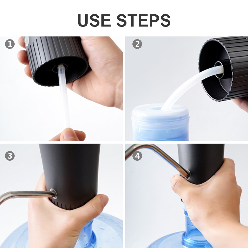 Water Bottle Pump Electric Water Dispenser Wireless Portable Electric Automatic Water Pump Bucket Bottle Dispenser