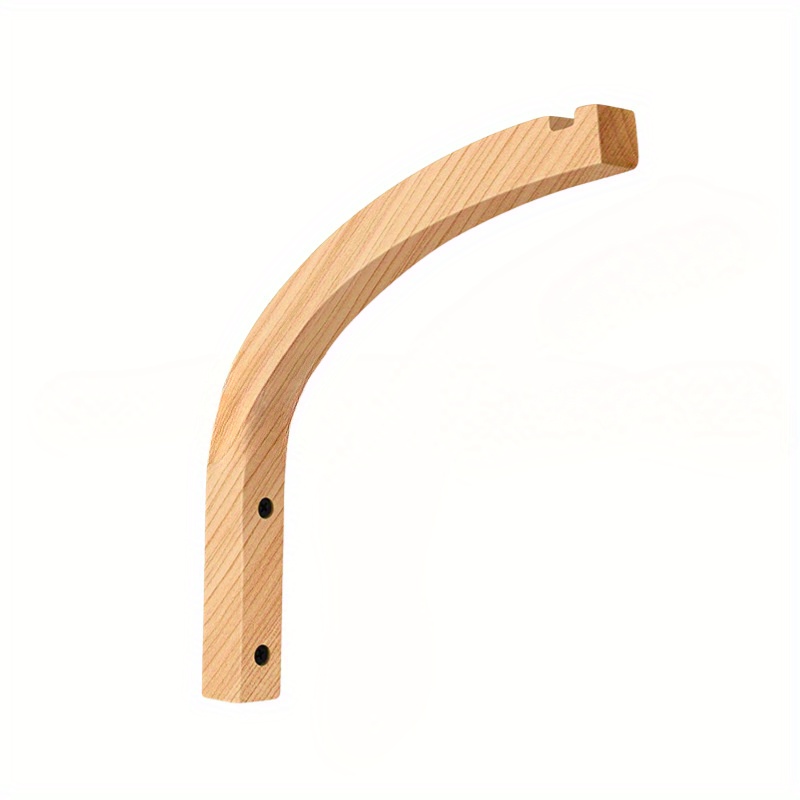 1/2pcs, Plant Hanger, Wall Planters For Indoor Plants, Wooden Wall Mounted Hanging Plant Hooks, Basket Hooks: Light Grey
