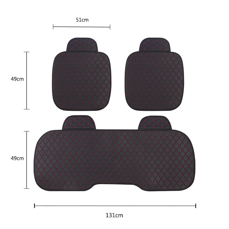 Universal Car Seat Cover PU Leather Auto Cushion Protector Mat Interior Parts For Ford Focus ST RS SE ST170 ST225 ST250 ST300