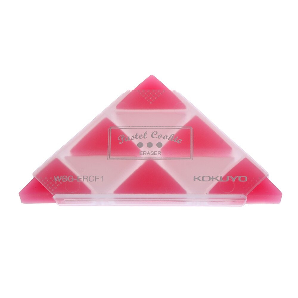 Borradores de goma triangulares creativos para estudiantes, pluma Flexible y duradera, papelería, suministros escolares para niños, 1 Uds.: Blanco