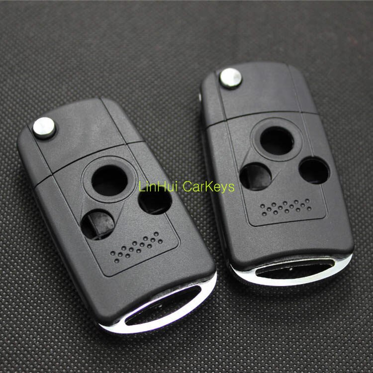 PINECONE Key Case for SUBARU FORESTER OUTBA XV LEGACY Car Key 3 Buttons Modified Remote Key Shell Cover With Uncut Blade 1 PC