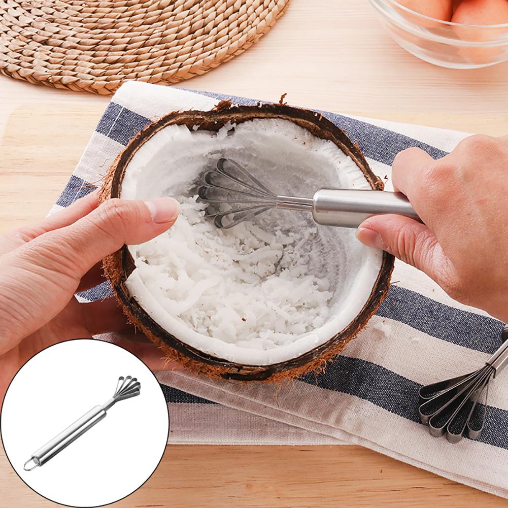 Stainless Steel Coconut Shaver Kitchen Gadgets Fruit Tools Hanging Seafood Accessories Multifunction Fish Clean Scales Tools