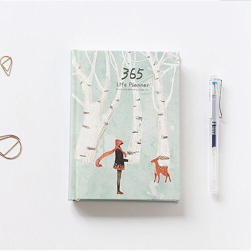 365 planificateur carnet planificateur organisateur agenda agenda Journal quotidien Plan balle Journal Record vie papeterie: 365 tree
