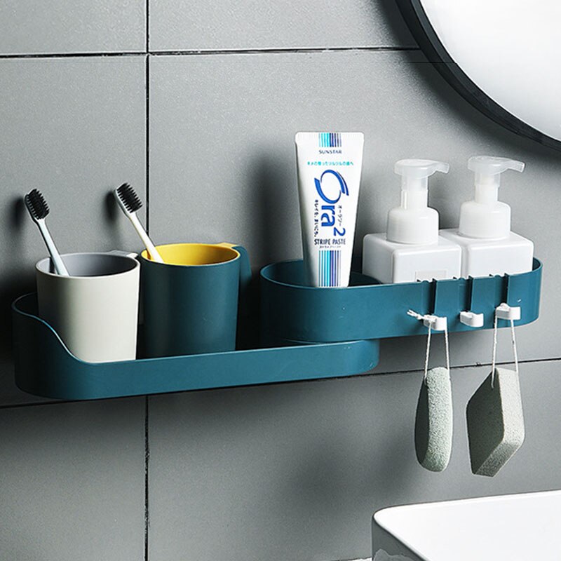 Rotating Storage Rack Toilet Rack Wall-Mounted Bathroom Corner Foldable Storage Shelves Quick Drain Home Bathroom Accessories