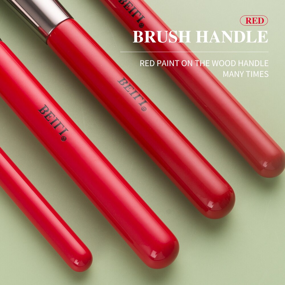 BEILI-brocha de maquillaje, 1 Uds., pelo Natural , sombra de ojos, licuadora, pliegue, Cosméticos de maquillaje 228/221/222/223/235/134/225