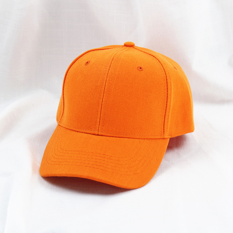Baseball Cap For Men Women Summer Hat Solid Color Velcro Adjustable Unisex Spring Shade Hip Hop Men Baseball Cap Black White: Yellow