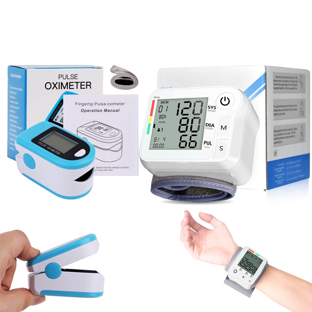 Blood Oxygen Monitor Pulsoxymeter Zuurstofverzadiging Monitor Arm Bloeddrukmeter Bp Bloeddrukmeter Tonometer
