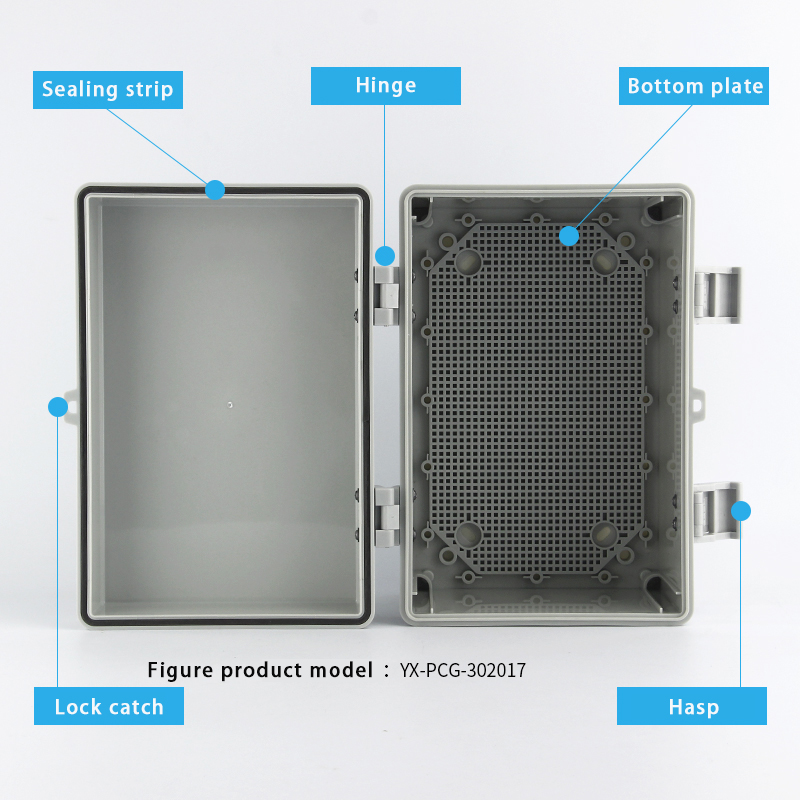Boîtier électrique en plastique IP66, boîte de jonction de puissance ABS, boîte de Distribution étanche extérieure pour projet d'instruments électriques